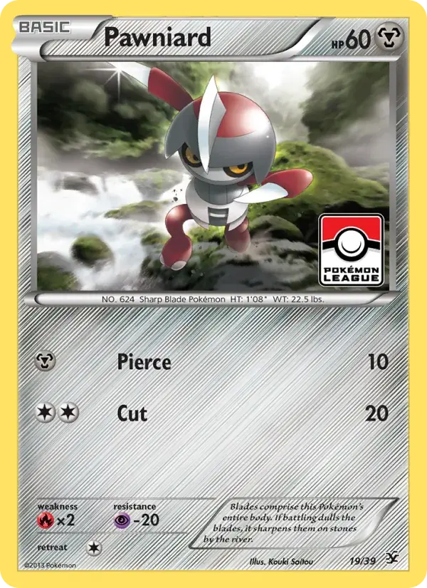 Pawniard - 19/39 - Kalos Starter Set