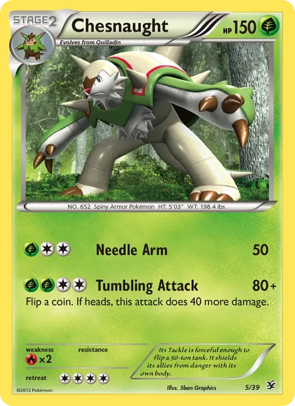 Chesnaught - 5/39 - Kalos Starter Set