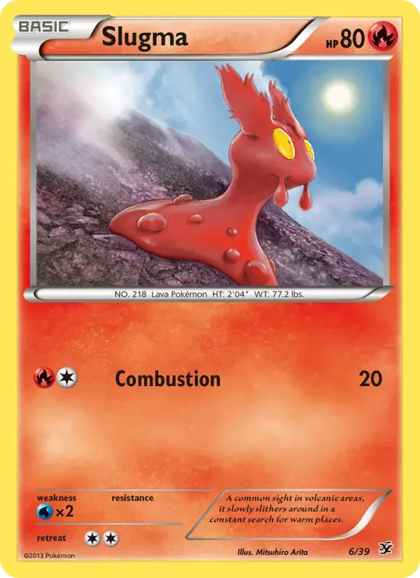 Slugma - 6/39 - Kalos Starter Set