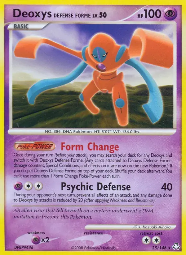 Deoxys Forme Défense - 25/146 - Éveil des Légendes