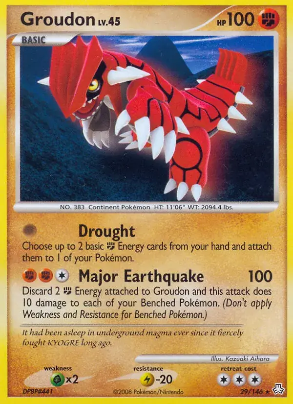 Groudon - 29/146 - Éveil des Légendes