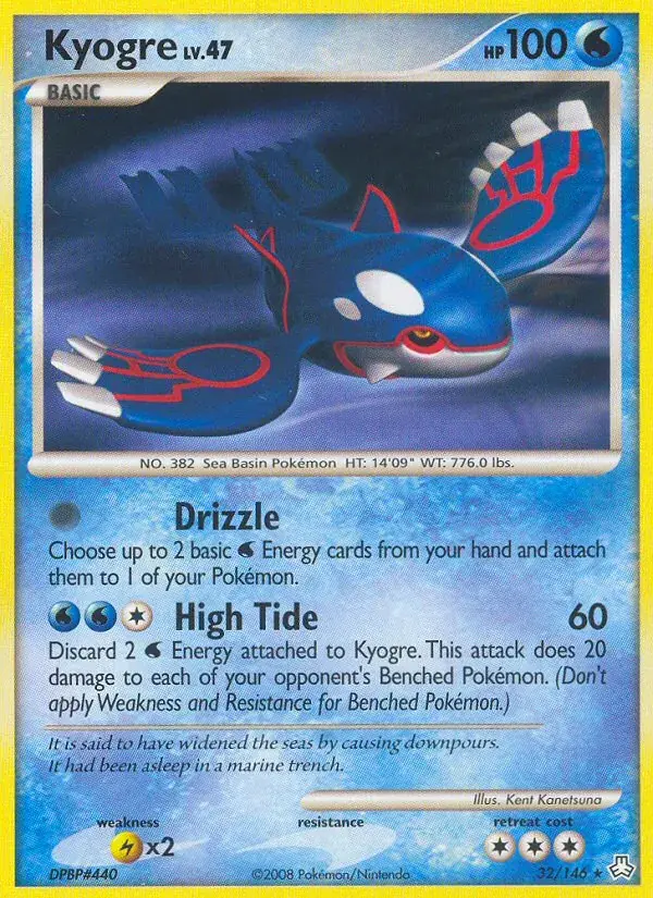 Kyogre - 32/146 - Éveil des Légendes