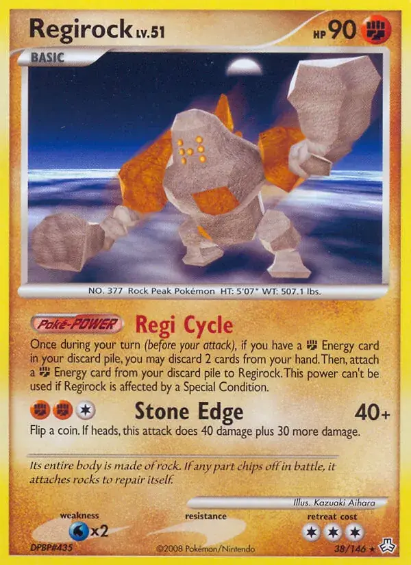 Regirock - 38/146 - Éveil des Légendes