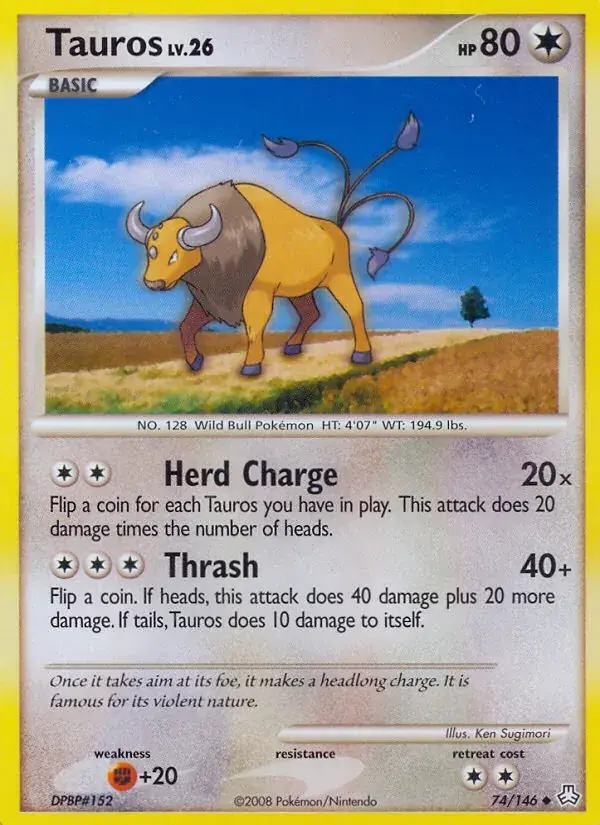 Tauros - 74/146 - Éveil des Légendes