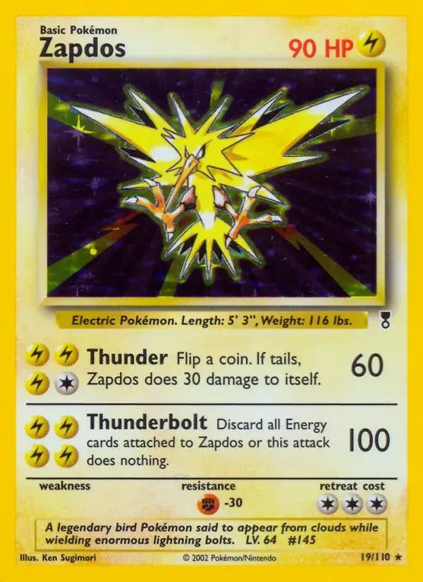 Zapdos - 19/110 - Legendary Collection