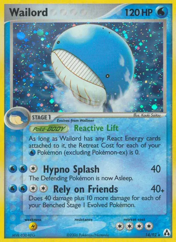Wailord - 14/93 - Legend Maker
