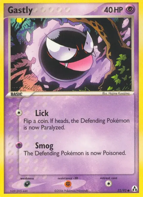 Gastly - 52/93 - Legend Maker
