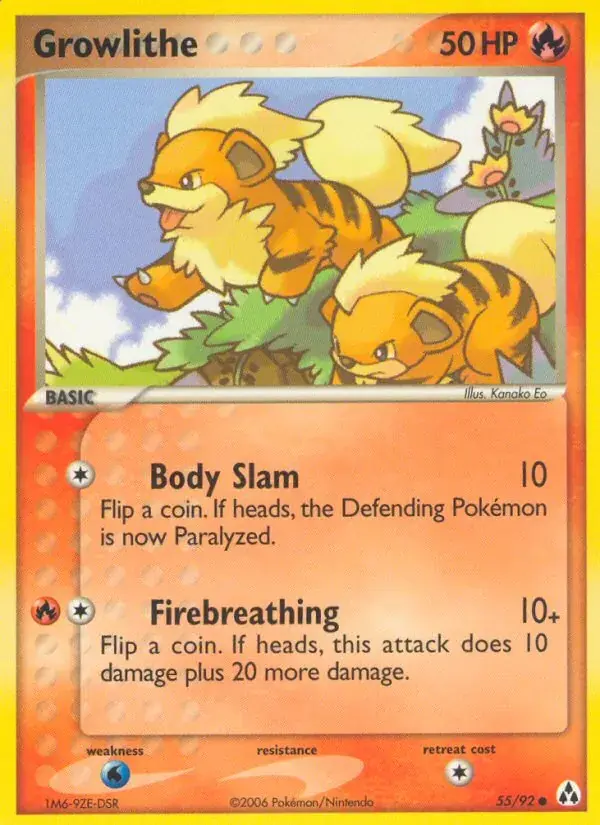Growlithe - 55/93 - Legend Maker