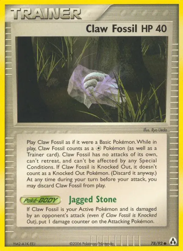 Claw Fossil - 78/93 - Legend Maker
