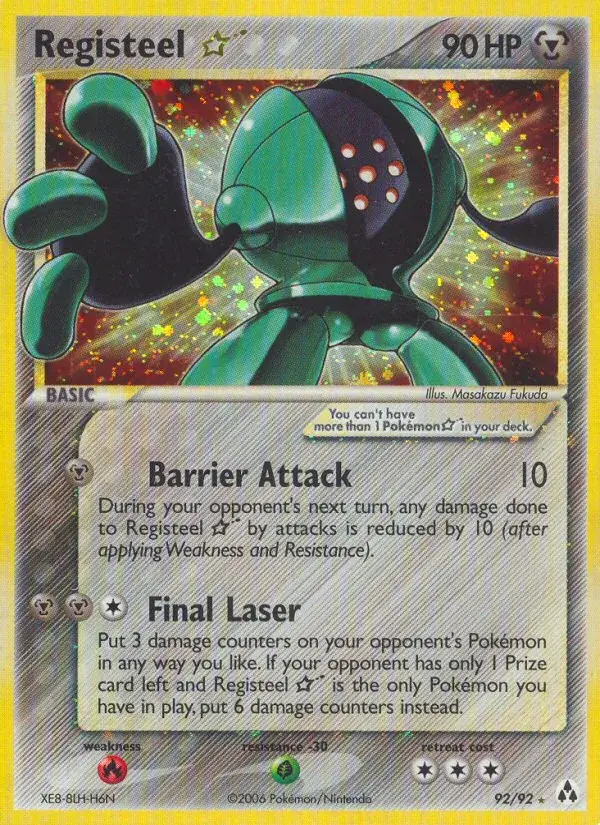 Registeel ☆ - 92/93 - Legend Maker