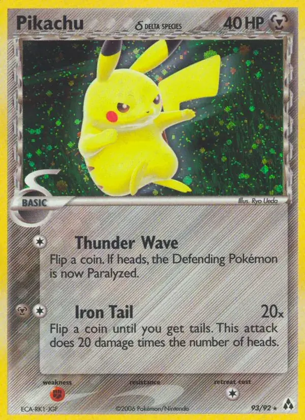 Pikachu δ - 93/93 - Legend Maker