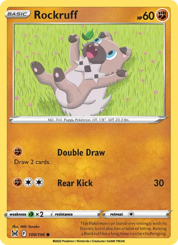 Rockruff - 109/217 - Lost Origin