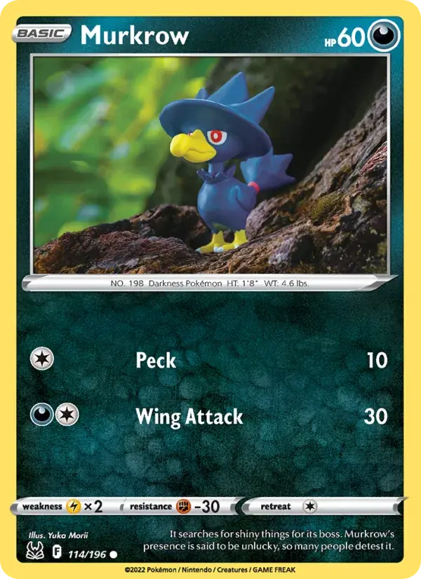Murkrow - 114/217 - Lost Origin