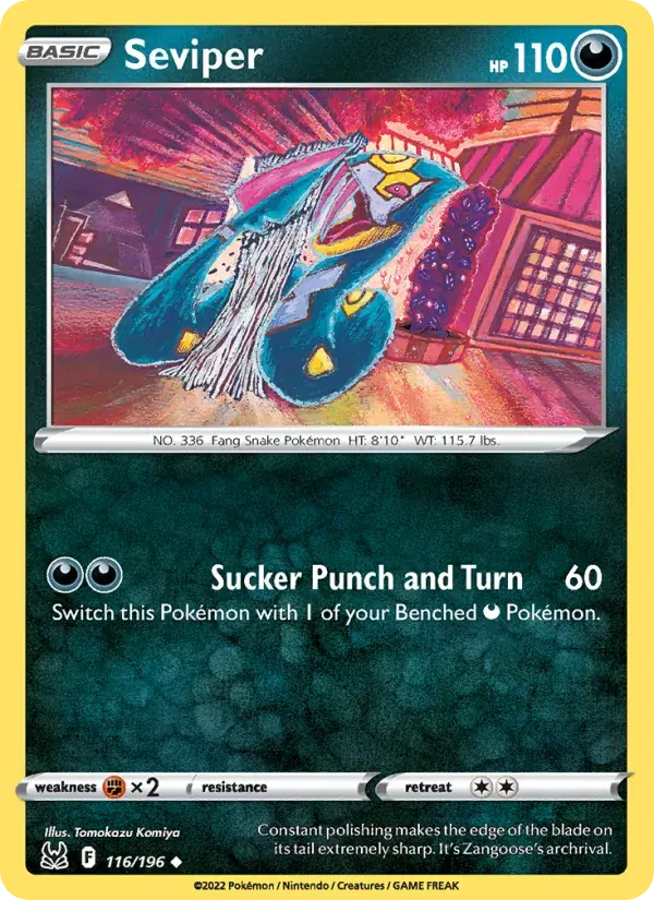 Seviper - 116/217 - Lost Origin
