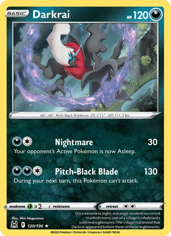 Darkrai - 120/217 - Lost Origin