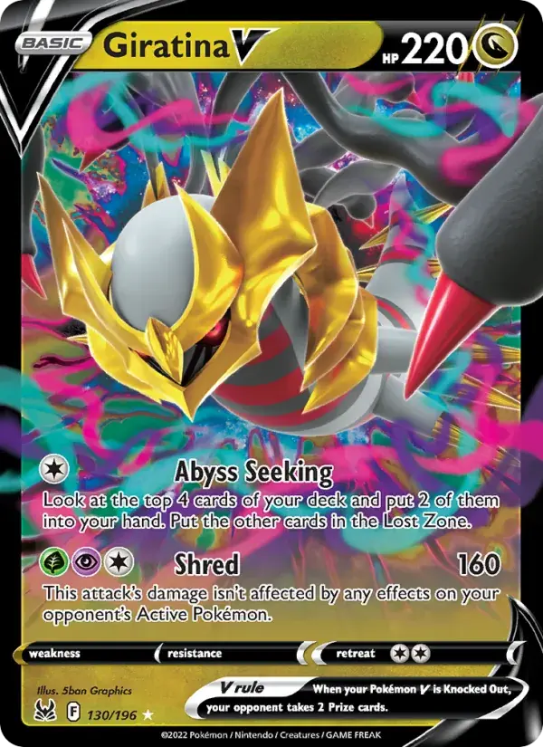 Giratina V - 130/217 - Lost Origin