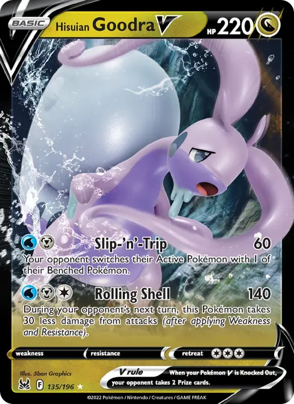 Hisuian Goodra V - 135/217 - Lost Origin