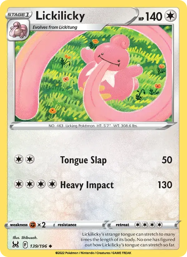 Lickilicky - 139/217 - Lost Origin
