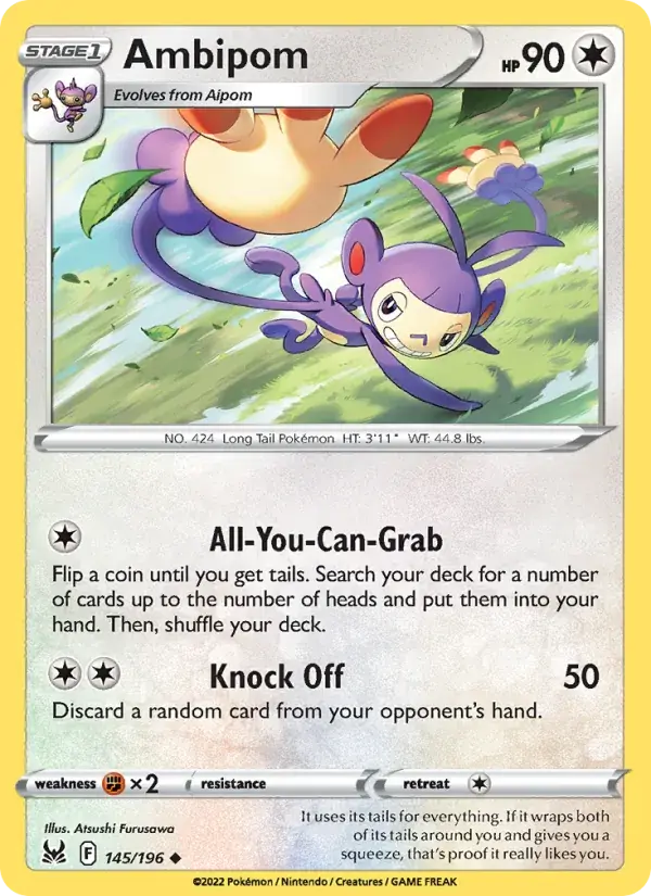 Ambipom - 145/217 - Lost Origin