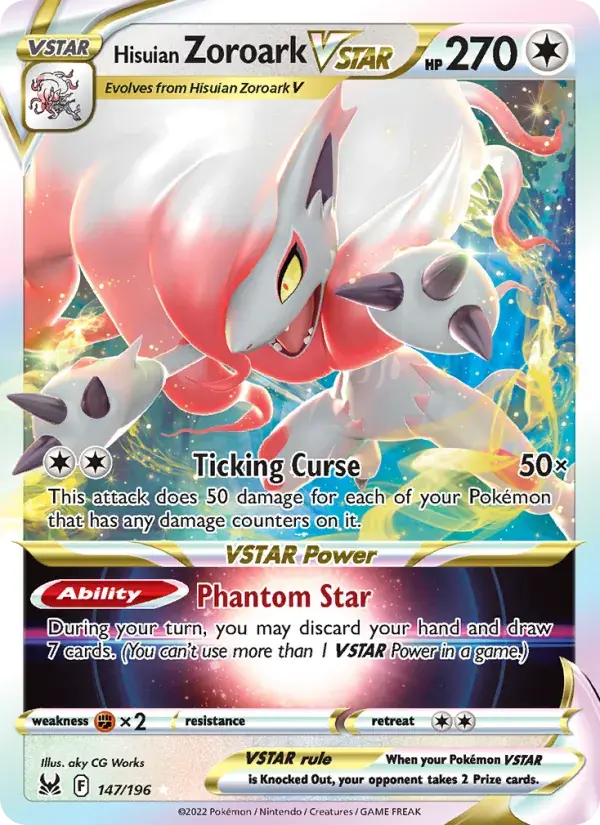 Hisuian Zoroark VSTAR - 147/217 - Lost Origin