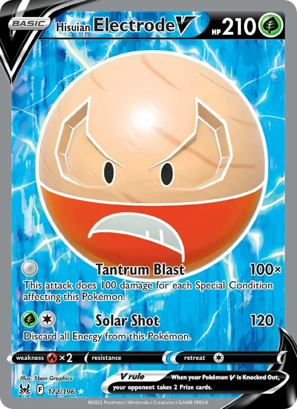 Hisuian Electrode V - 172/217 - Lost Origin
