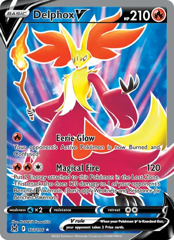 Delphox V - 173/217 - Lost Origin