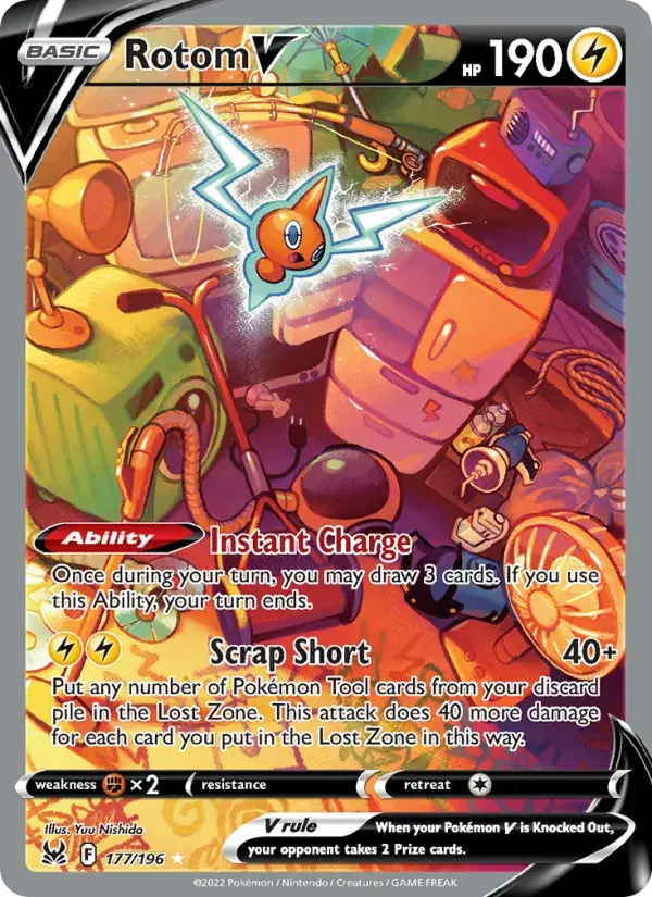 Rotom V - 177/217 - Lost Origin