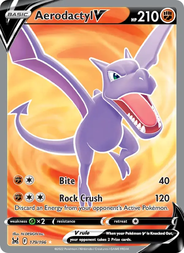 Aerodactyl V - 179/217 - Lost Origin