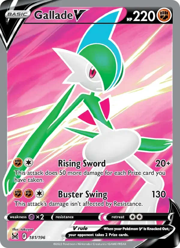 Gallade V - 181/217 - Lost Origin