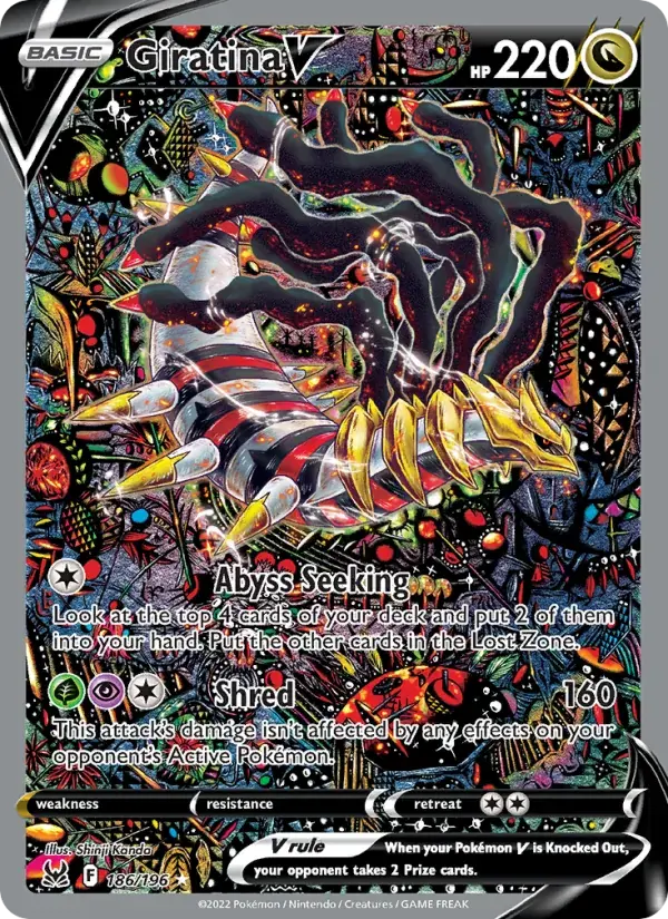 Giratina V - 186/217 - Lost Origin
