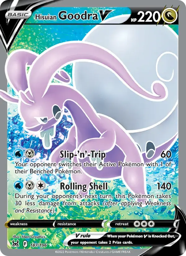 Hisuian Goodra V - 187/217 - Lost Origin