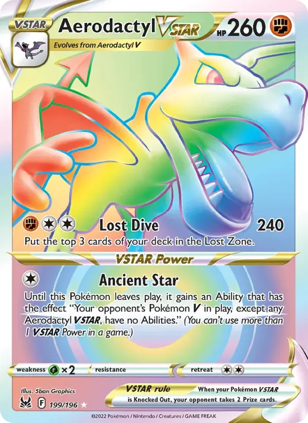 Aerodactyl VSTAR - 199/217 - Lost Origin