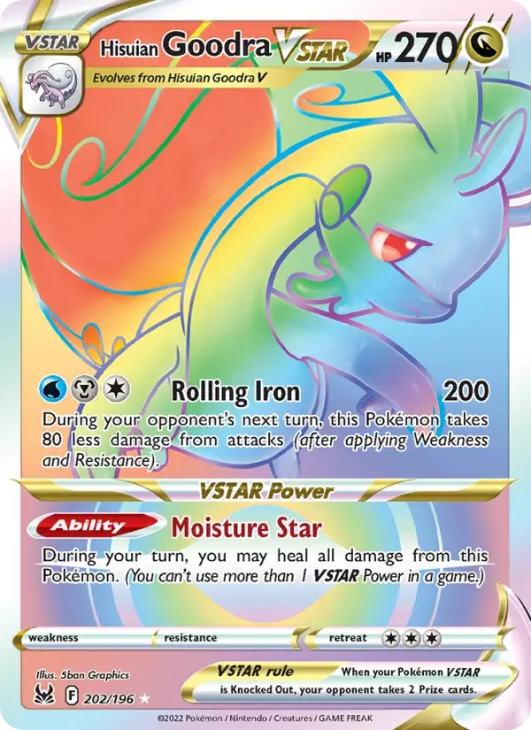 Hisuian Goodra VSTAR - 202/217 - Lost Origin