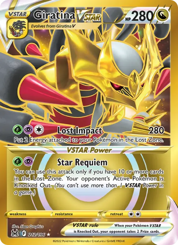 Giratina VSTAR - 212/217 - Lost Origin