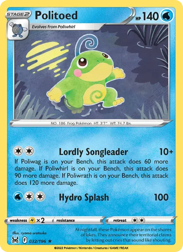Politoed - 032/217 - Lost Origin