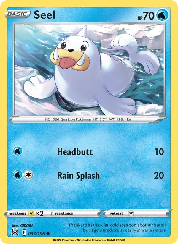 Seel - 033/217 - Lost Origin