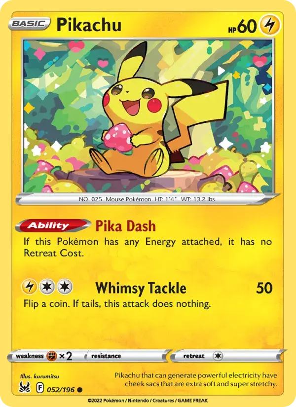 Pikachu - 052/217 - Lost Origin