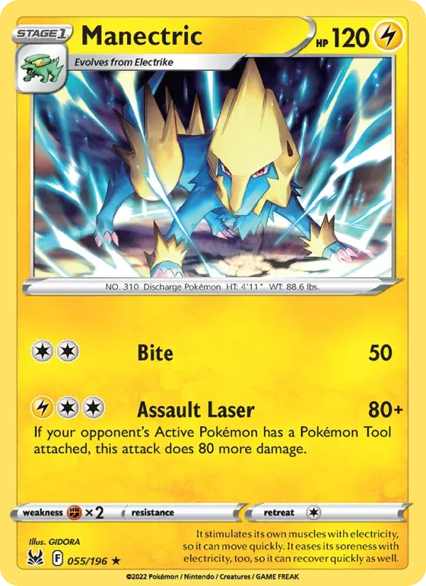 Manectric - 055/217 - Lost Origin
