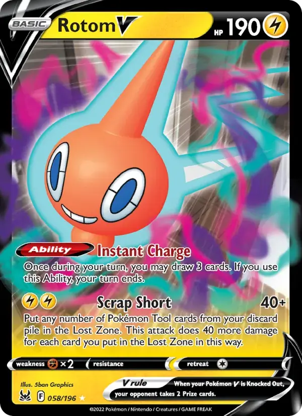 Rotom V - 058/217 - Lost Origin