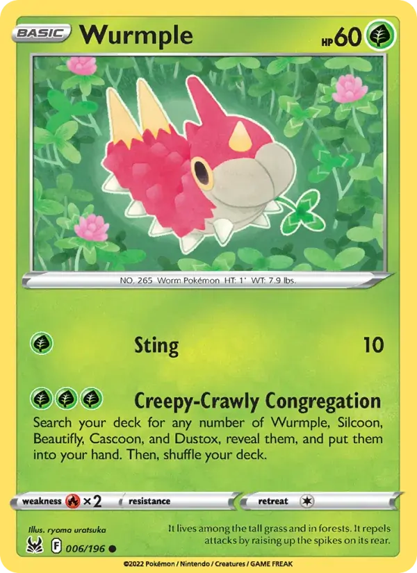 Wurmple - 006/217 - Lost Origin