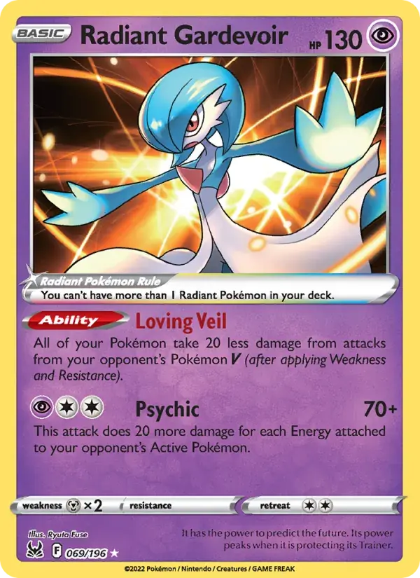 Radiant Gardevoir - 069/217 - Lost Origin