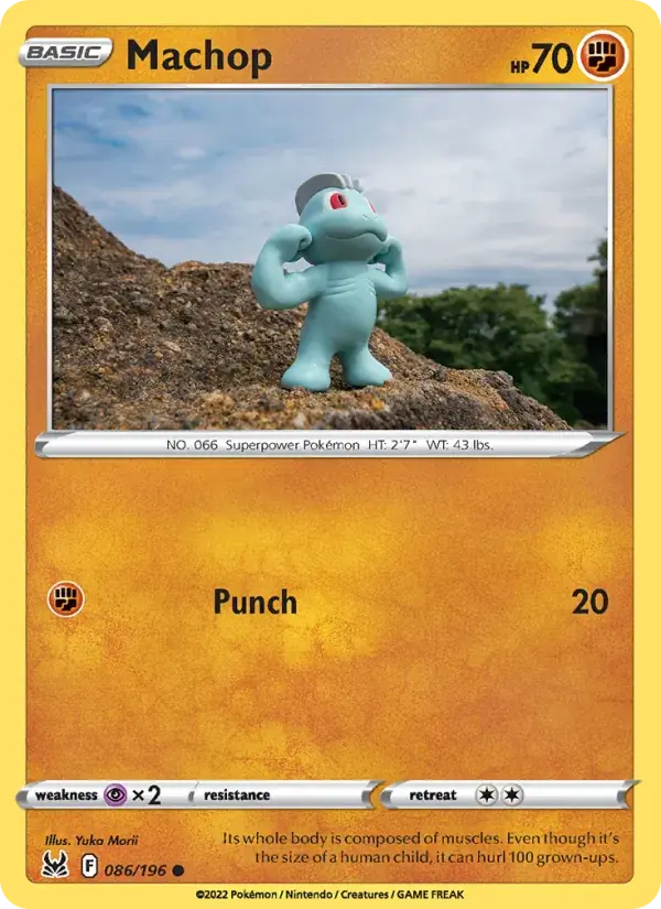 Machop - 086/217 - Lost Origin