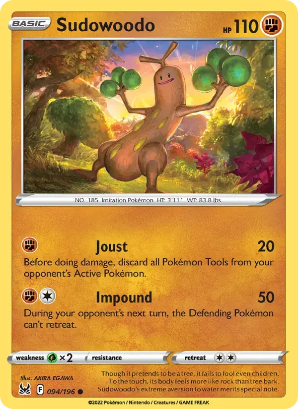 Sudowoodo - 094/217 - Lost Origin