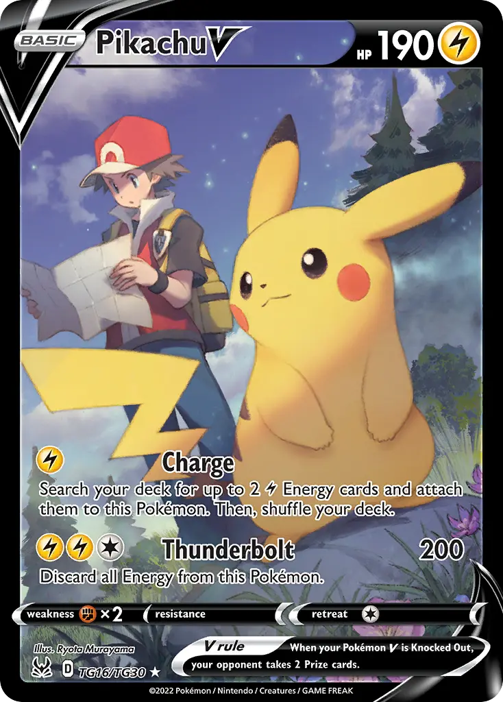 Pikachu V - TG16/217 - Origine Perdue