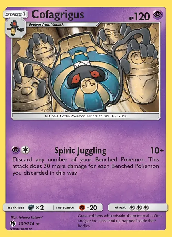 Cofagrigus - 100/236 - Lost Thunder