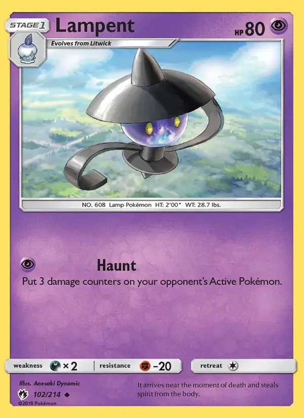 Lampent - 102/236 - Lost Thunder