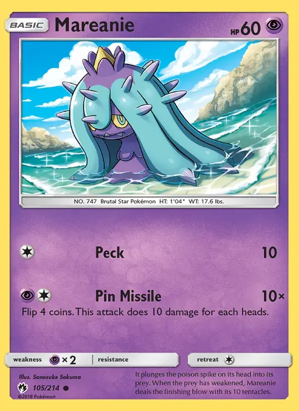 Mareanie - 105/236 - Lost Thunder