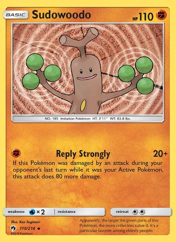 Sudowoodo - 110/236 - Lost Thunder