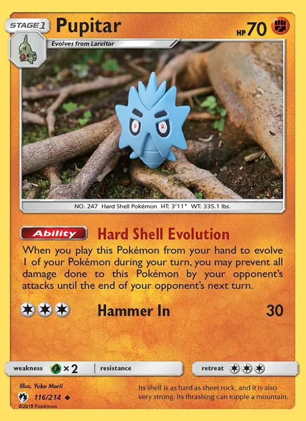 Pupitar - 116/236 - Lost Thunder