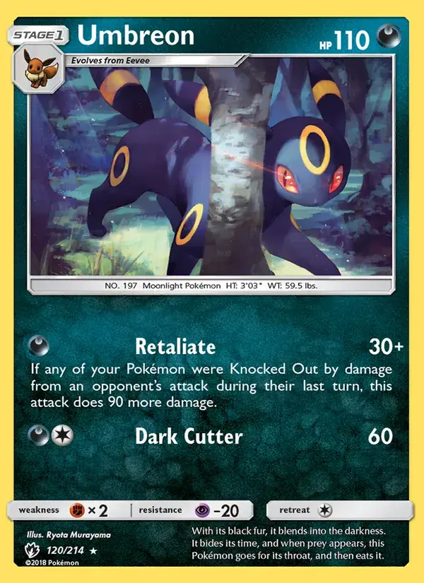 Umbreon - 120/236 - Lost Thunder